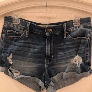 Hollister high rise short shorts